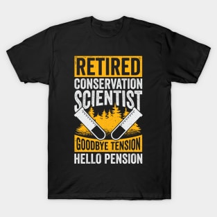 Retired Conservation Environmental Scientist Gift T-Shirt